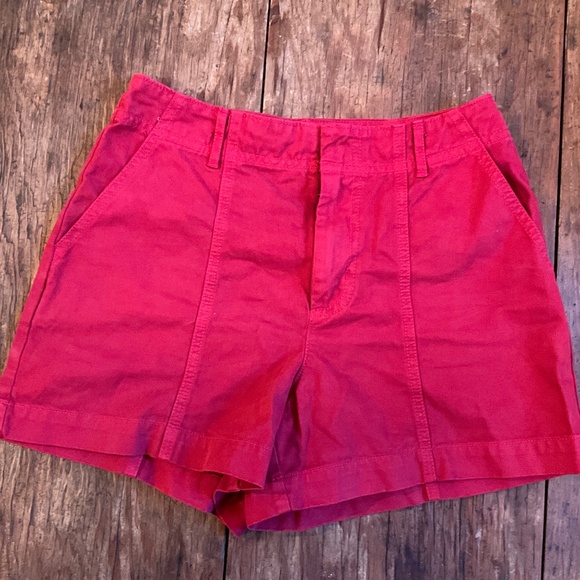 Universal Thread Pants - Red High Waisted Shorts Size 2